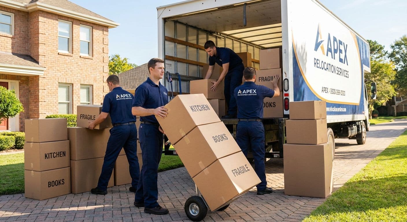 Movers loading a truck