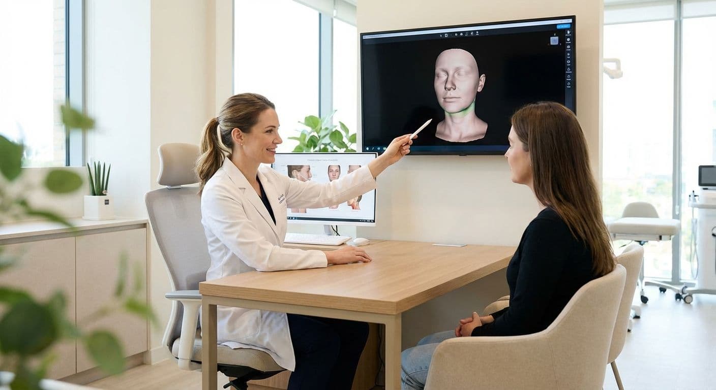 Plastic surgeon consultation